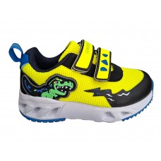 LUMBERJACK LIGHTING SBI5512-002 U22-M0013 ΠΑΙΔΙΚΟ ΠΑΠΟΥΤΣΙ SNEAKERS ΜΕ ΦΩΤΑΚΙΑ ΑΓΟΡΙ ΚΙΤΡΙΝΟ